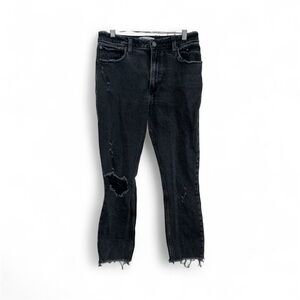 Abercrombie & Fitch Jeans The Skinny HIgh Rise Curve Love Size 28/6S Distressed